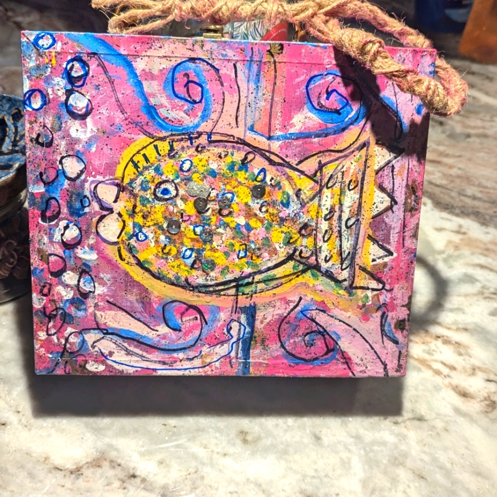 Original Artist Cigar Box Handbag
